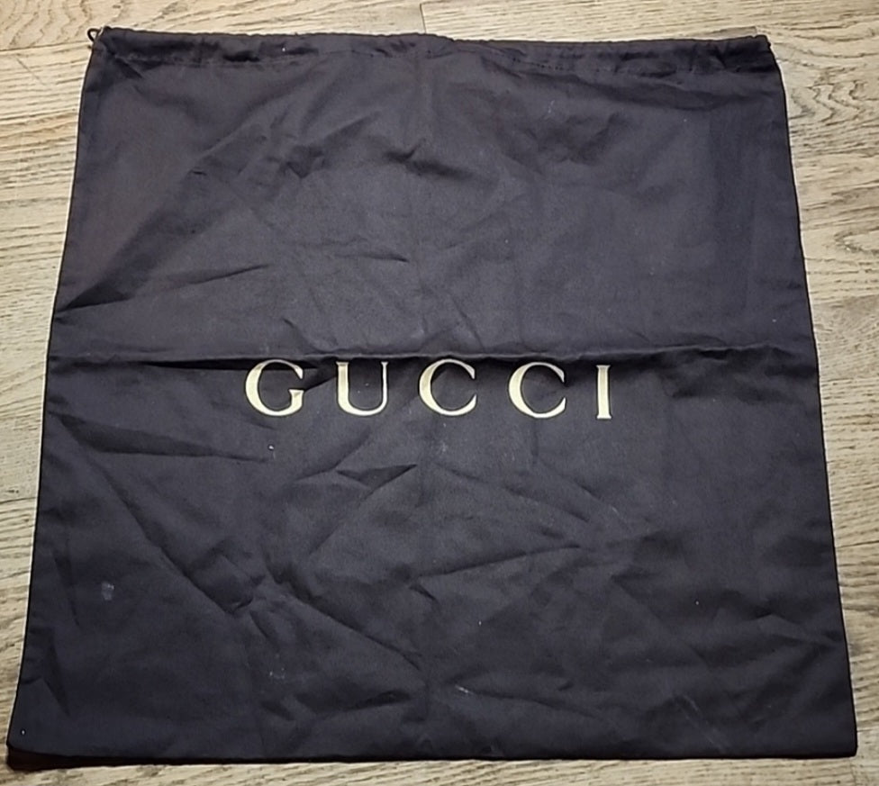 Gucci XL 100% Cotton Dust Bag. 20x20