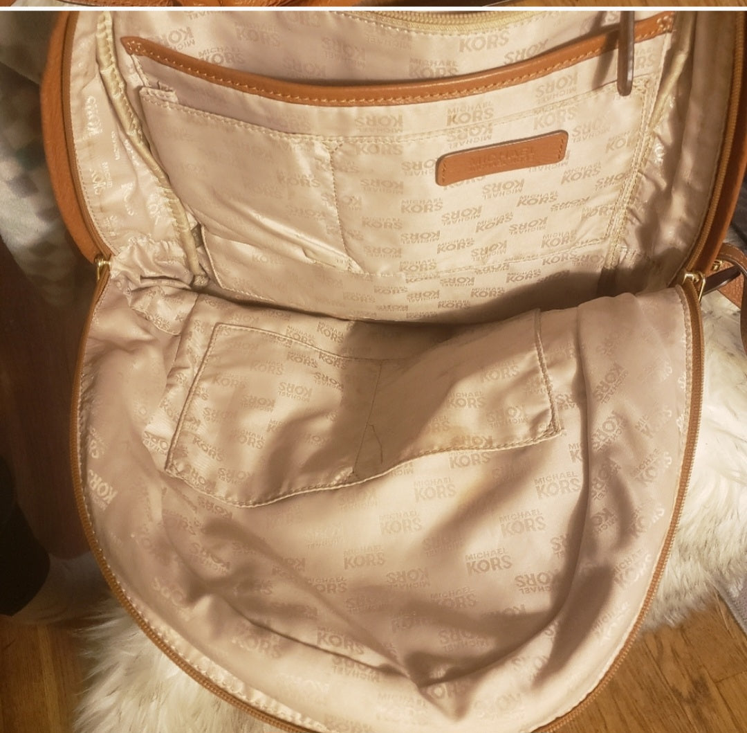 Michael Kors large backpack. FIRM!