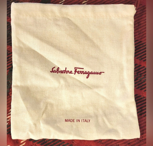 Salvatore Ferragamo dust bag.  Never used.  7x7