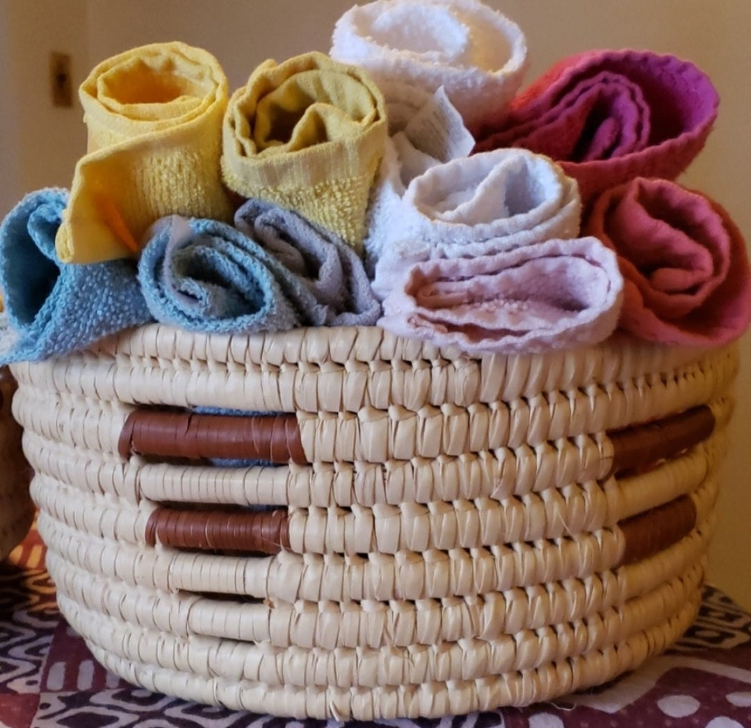 Tanzania papyrus table top baskets.