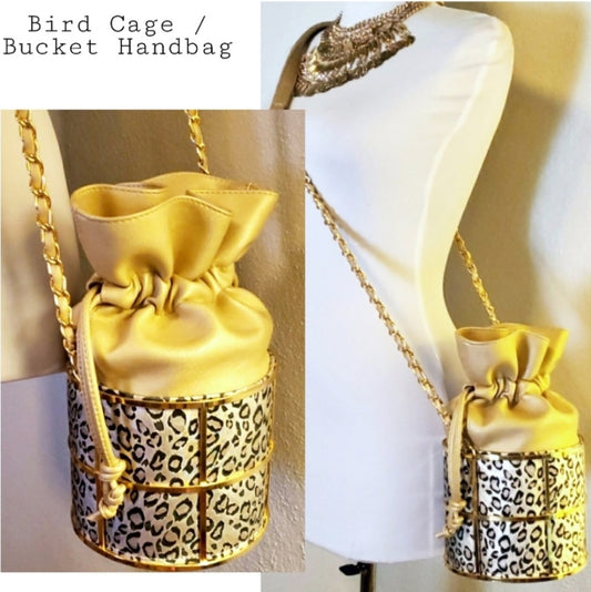 Unique Bird Cage/Bucket (statement piece) purse