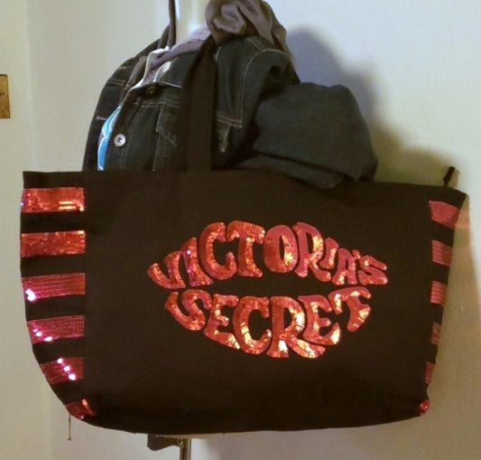 Victoria's Secret "Kiss" XL tote/weekender bag.