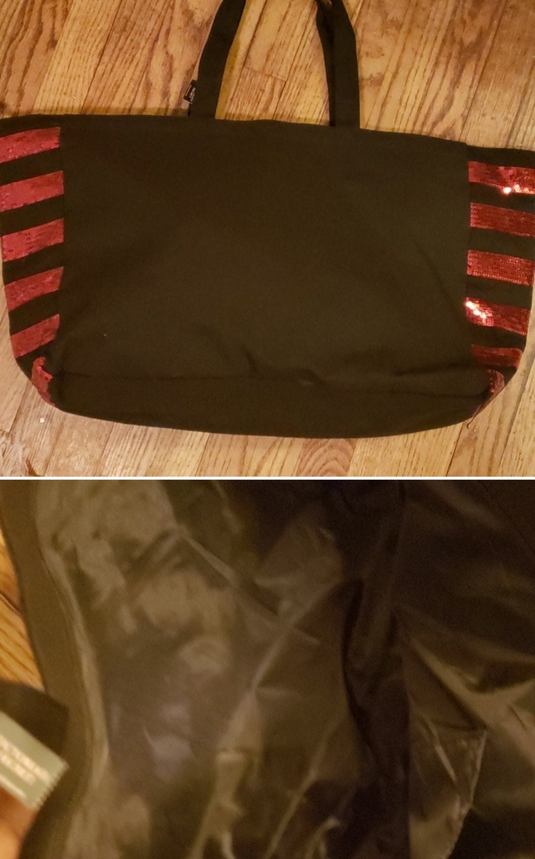 Victoria's Secret "Kiss" XL tote/weekender bag.