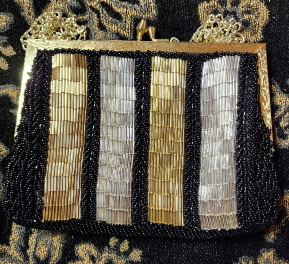 Vintage La Regale LTD Beaded Purse/ evening bag/ clutch