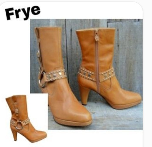 Frye leather harness boots.  Sz 9.5. DEAL!!!