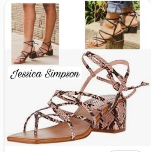 Jessica Simpson Ivelle Strappy Block Heel Sandal