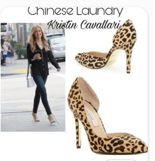 Chinese Laundry "Kristin Cavallari" leapord heels.