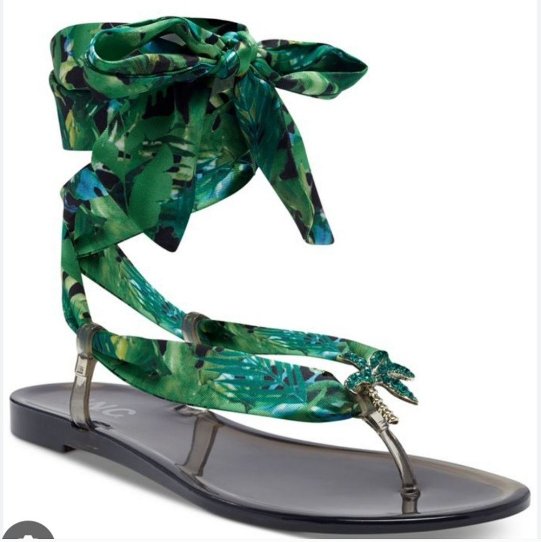 INC Malana Scarf Flat Sandals.  Sz 10