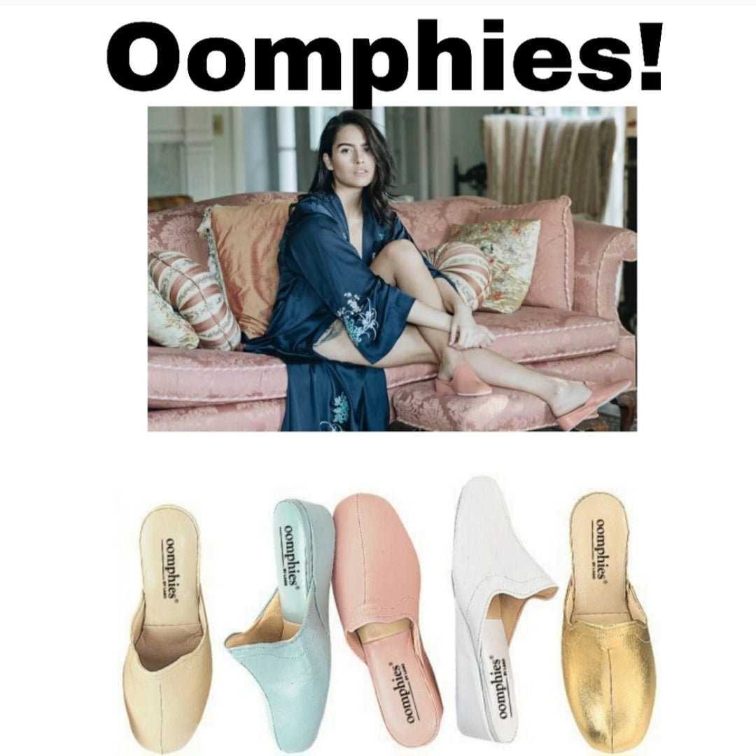 Oomphies "Blanche" Slippers.  3 pairs avail. 2- size 11w. 1- size 11.. NEW! EACH