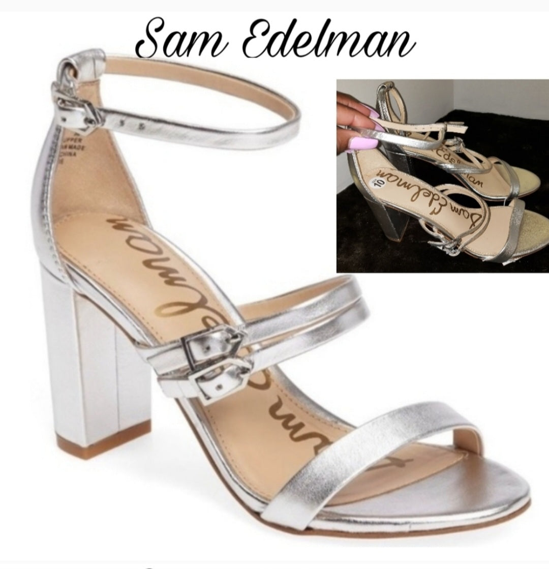 Sam Edelman "Tammie" Ankle Strap Sandal.  Sz 10