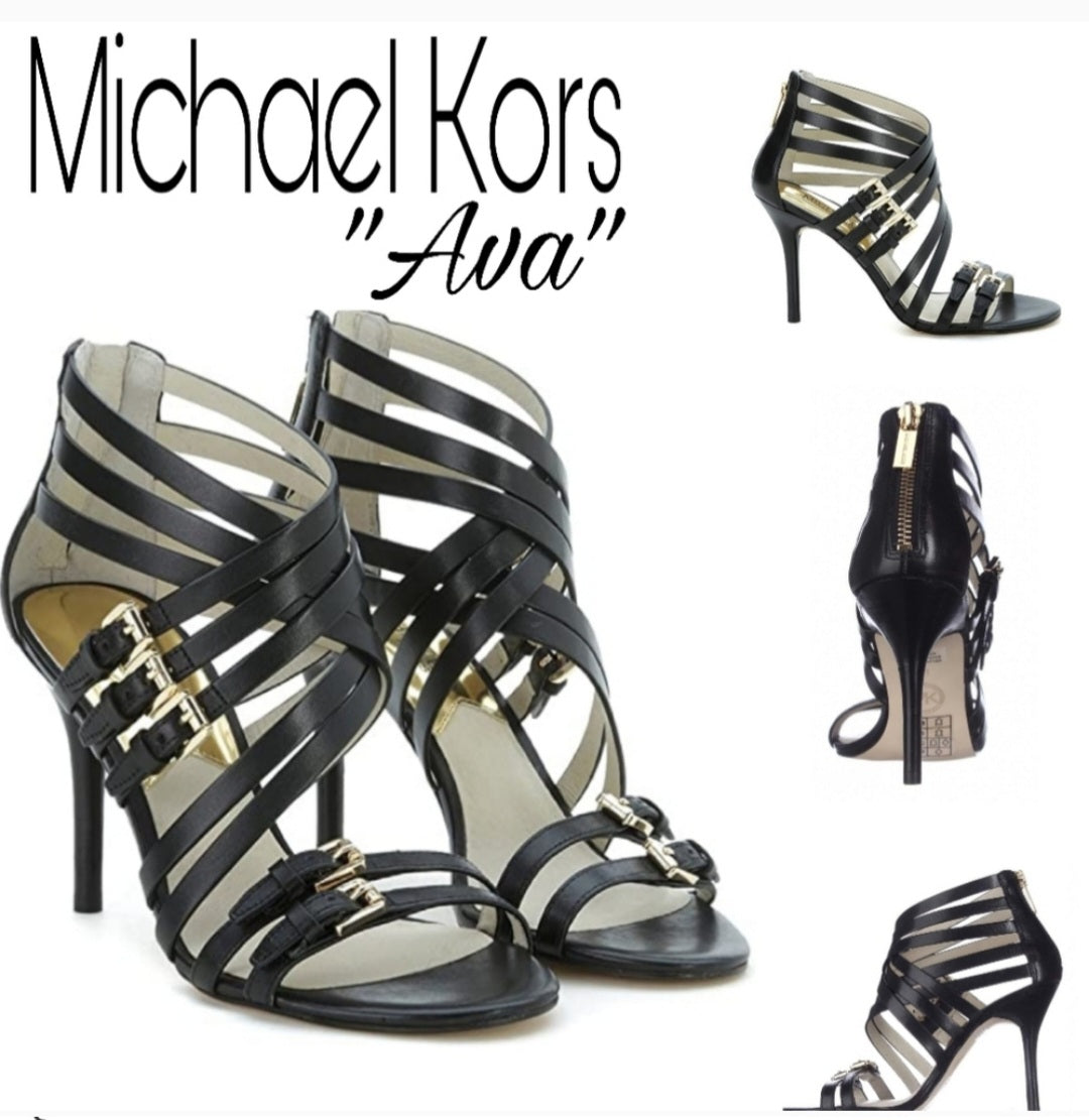 Michael Kors "ava" strappy gladiator heel. Sz 6.5