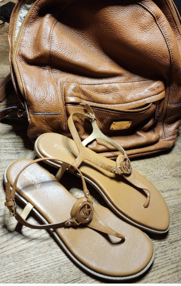 Michael Kors Mallory Sandal.  Sz 10M