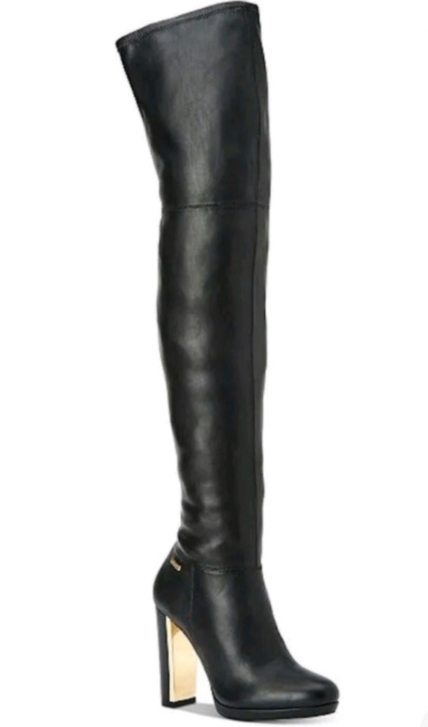 Calvin Klein Pammie Over The Knee Boots. Sz 10.  New W/o box.