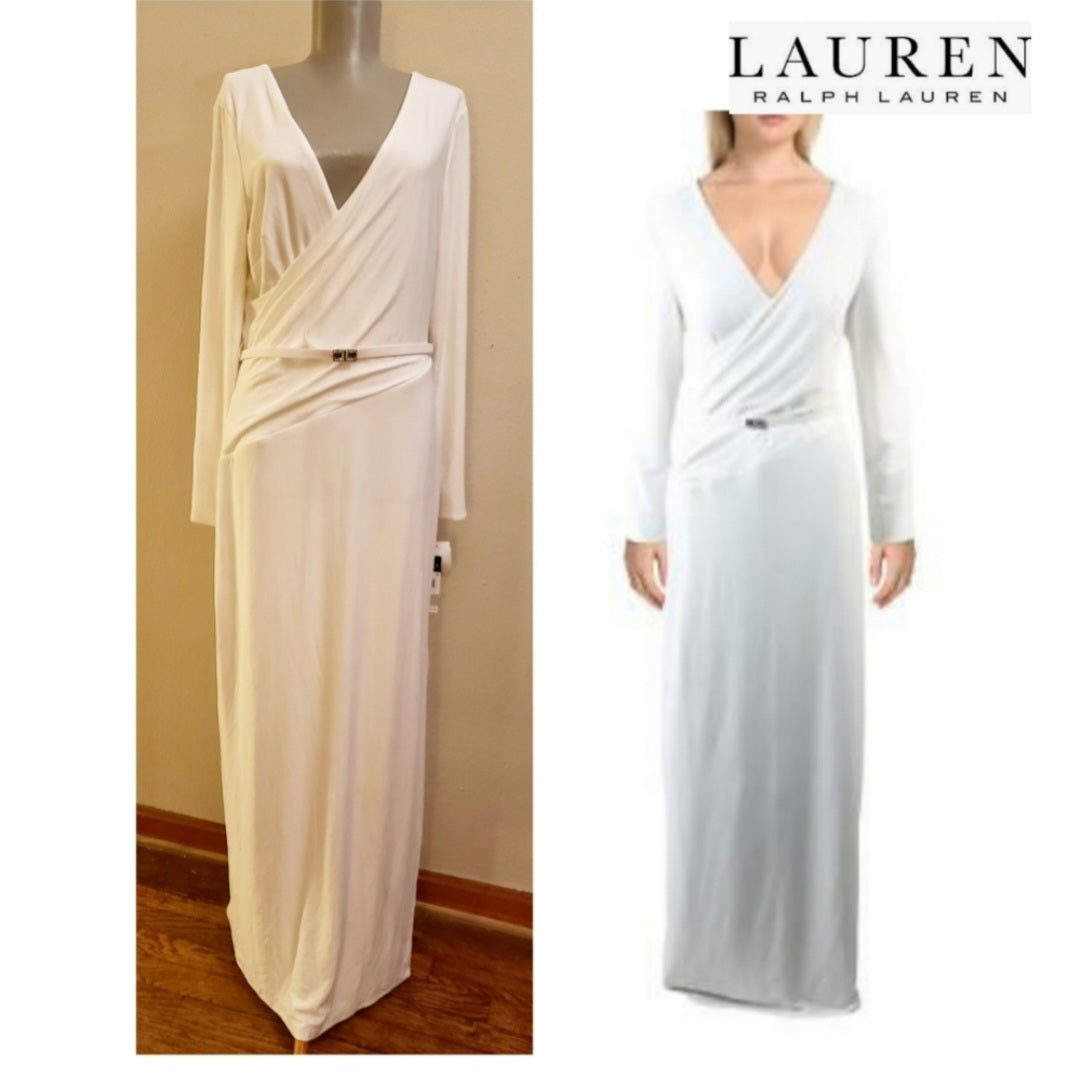 Lauren Ralph Lauren white formal dress Org. $190