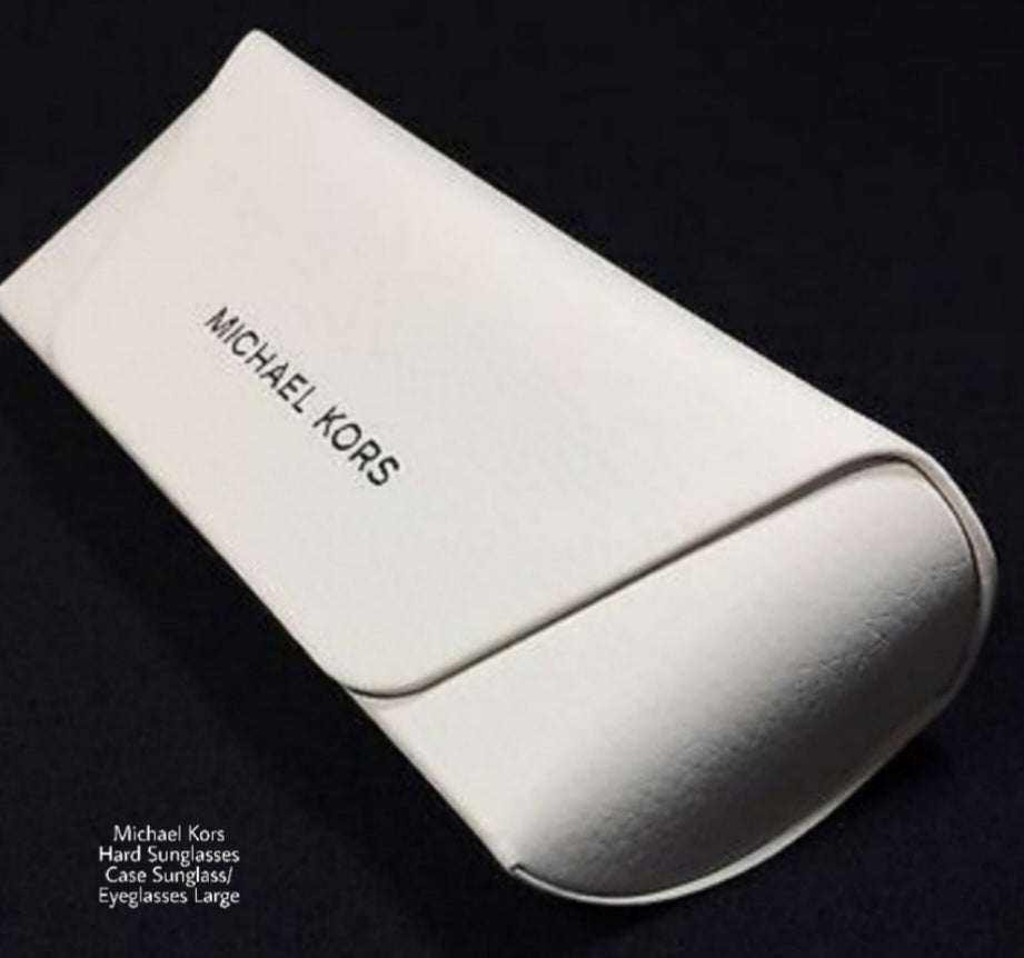 Michael Kors Hard Sunglass/eyeglass case. White