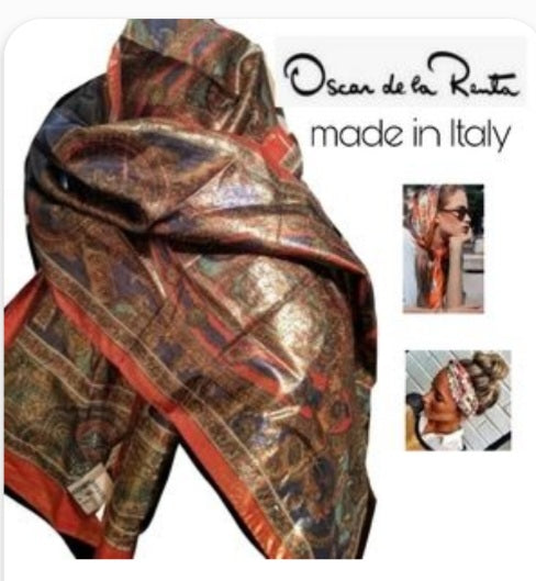 Oscar de la Renta "street accessory" scarf