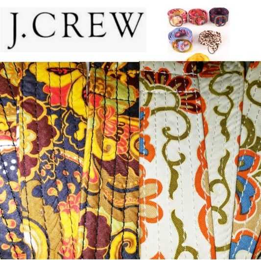 J. Crew fabric belts (pair).  Sz m/l