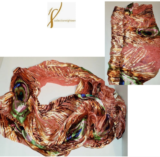 Collection Eighteen 100% Silk Scarf.