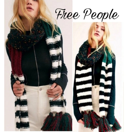 Free People Nova Tassle Scarf Autumn. Nwts. 2 Avail