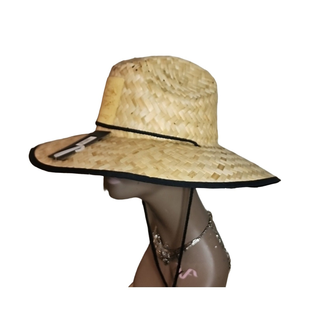 Ed Hardy | Brown Leopard 'Aloha' Panama Hat. Lrg/XL