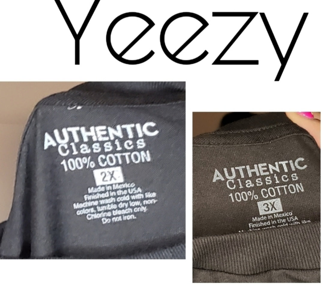 Black Kanye West 'Yeezy' Praying Skeleton T-Shirt