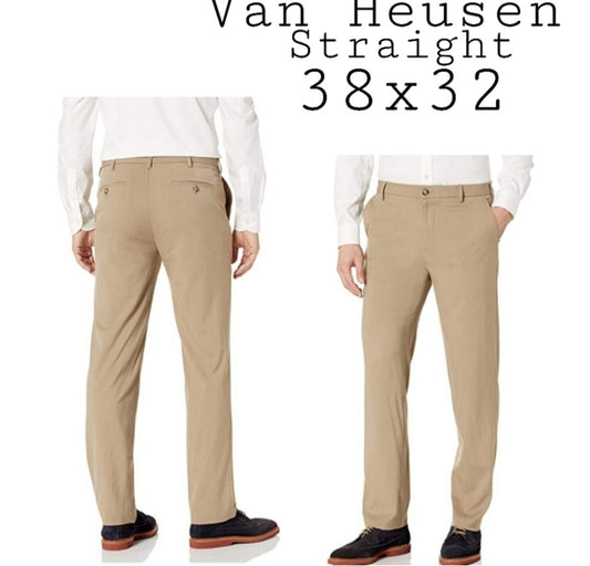 Van Heusen Straight Fit Pants. Sz 38x32