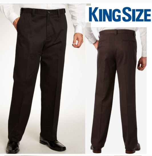 KINGSIZE RELAXED FIT EXPANDABLE WAIST PLAIN FRONT. Sz 40 x 40