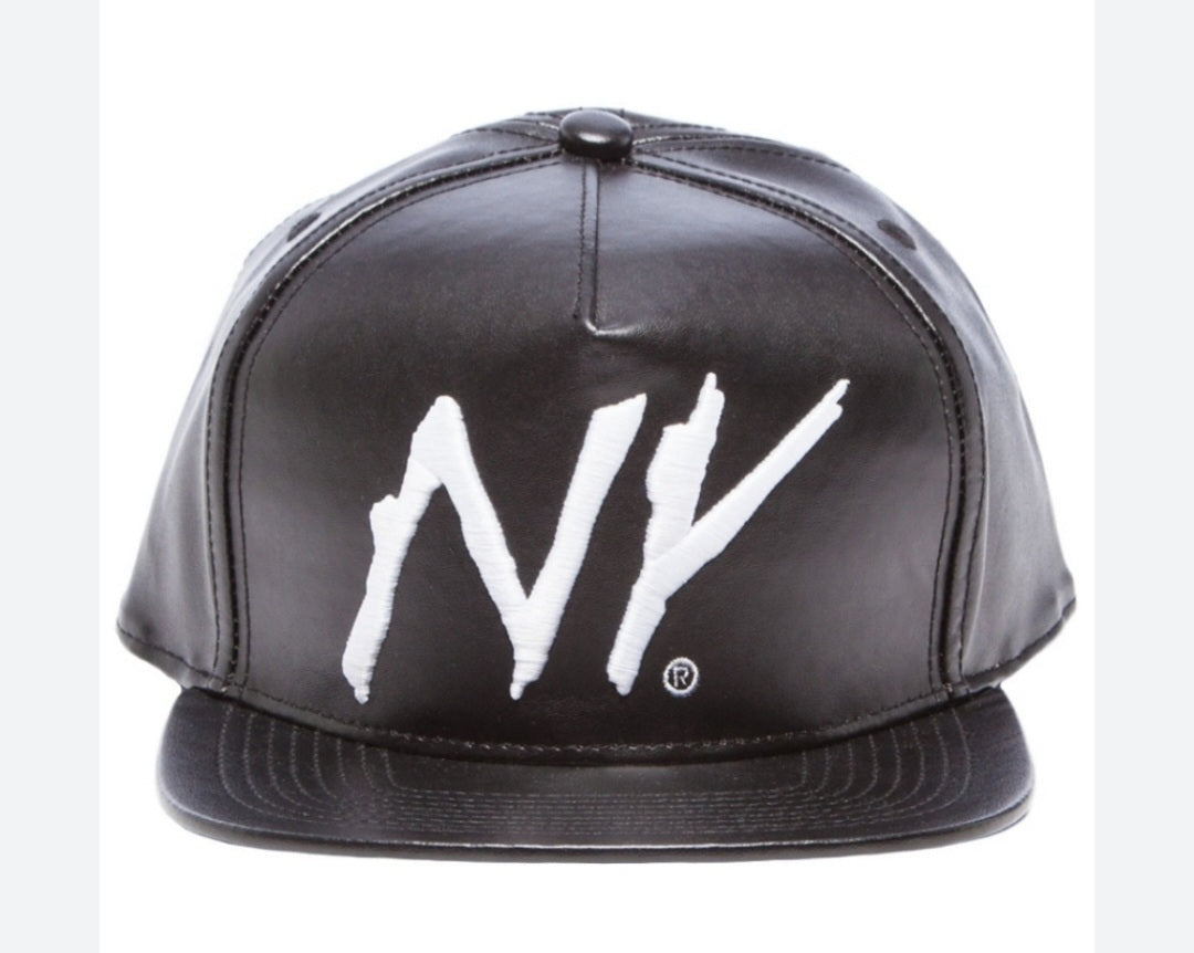 The Rocksmith NY Snapback Hat in Black.  Black on Black.  *out of stock everywhe