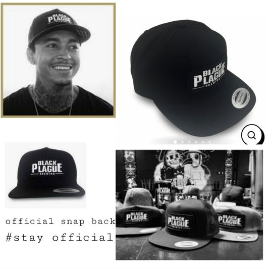BLACK PLAGUE SNAPBACK HAT - BLACK