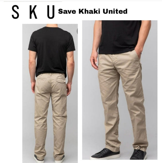 Save Khaki United light twill khaki trousers. Org $160. DEAL!!