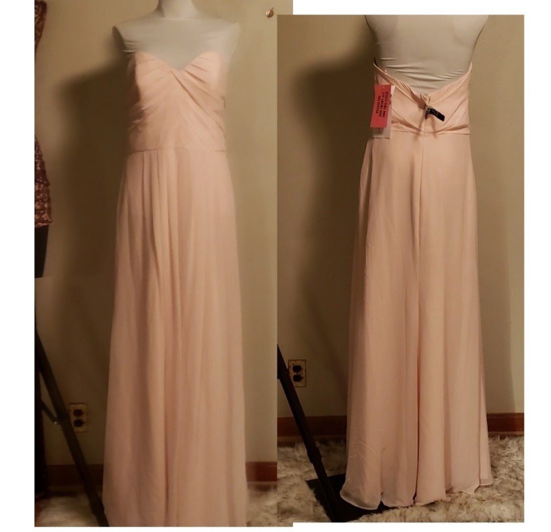 Hayley Paige Chiffon Occasions Gown. Sz 12.