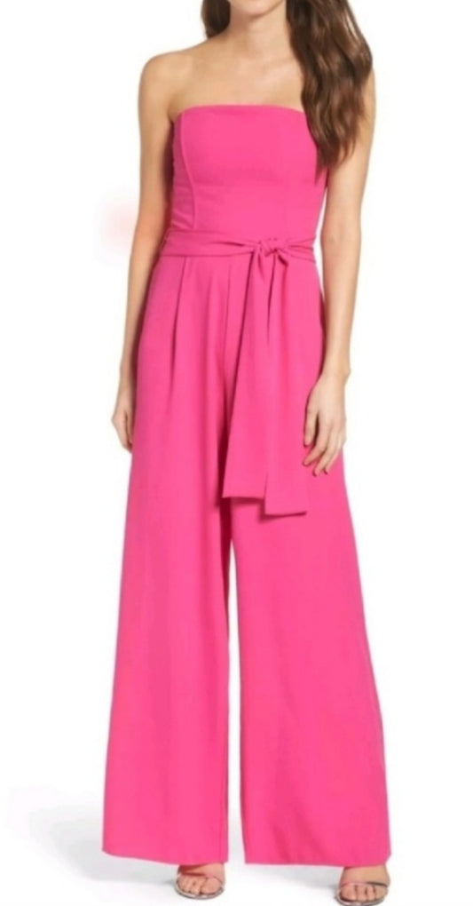 Chelsea strapless jumpsuit/romper. Size lrge.