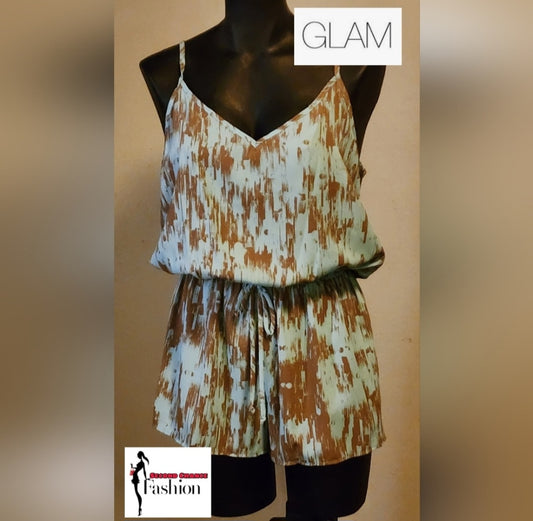 Glam romper.  Size Small.  New.  cute.