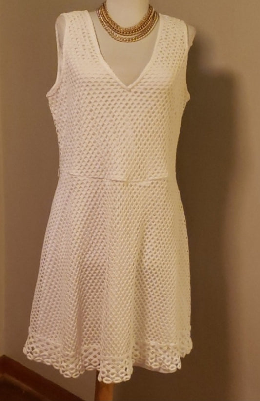 Alfani white dress.  Size lrge