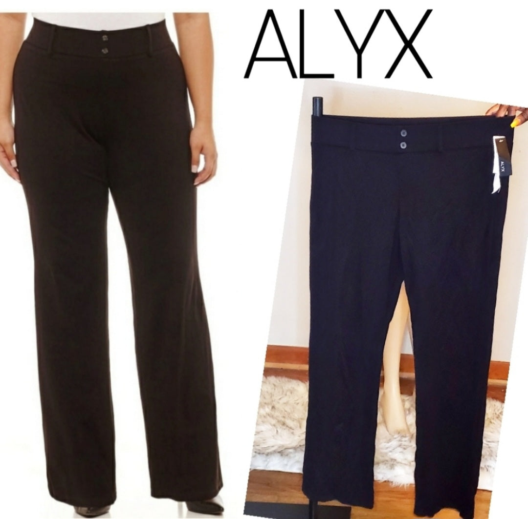 ALYX double button black pants. Sz Xxl