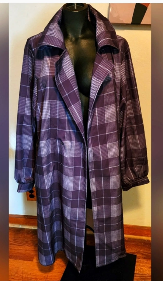 Koandaily long trench coat. Open front.  Sz XL. Fits sz 16