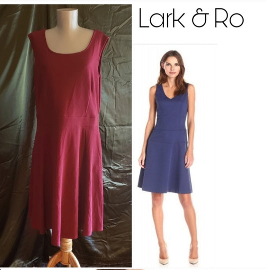 Lark & Ro Fit/Flare Dress.  Plus Sz 16
