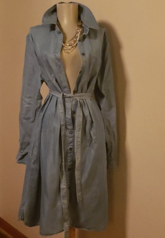 Ava & Viv jean shirtdress. Sz X (fits 14 or 16)