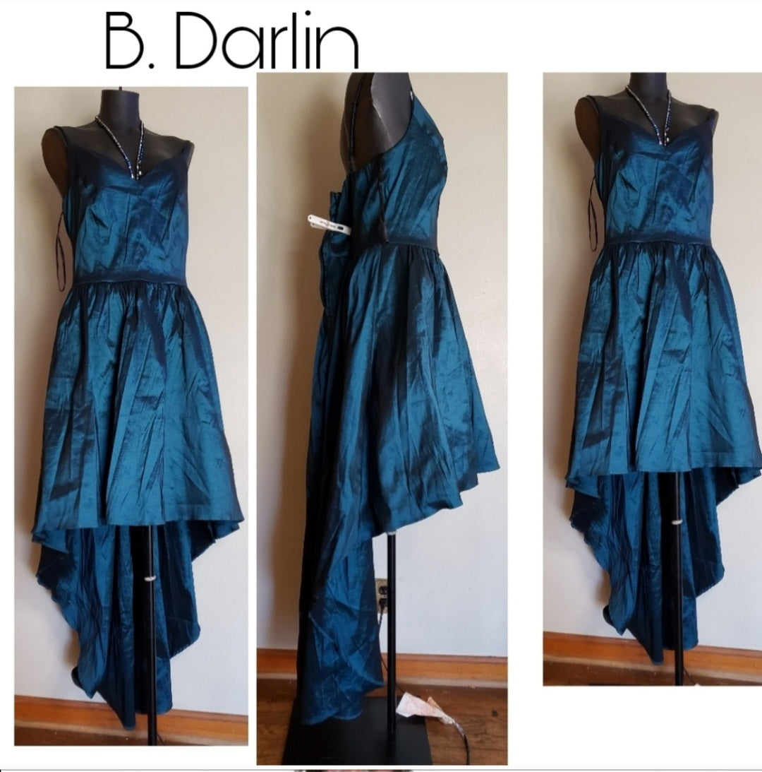 B. Darlin high/low party satin dress PLUS SIZE 18w