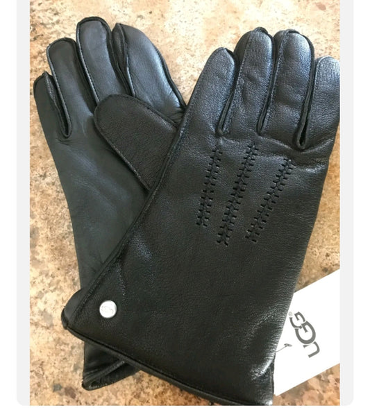 NWT Authentic UGG Men's Casual Wrangell Leather Smart Gloves