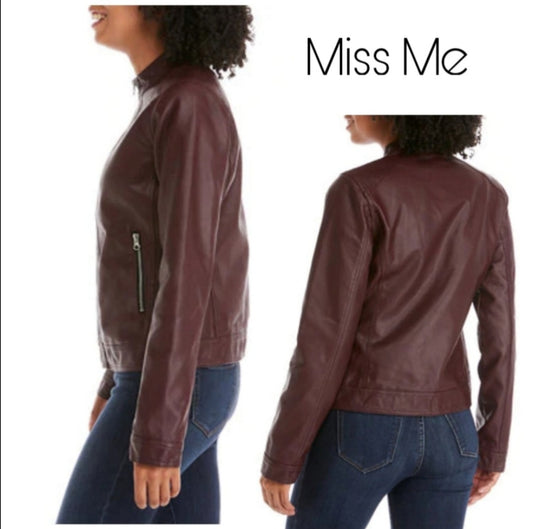 Me Jane®
Faux Leather Jacket. Sz Sm