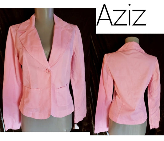 Aziz pink blazer/jacket.  Sz med