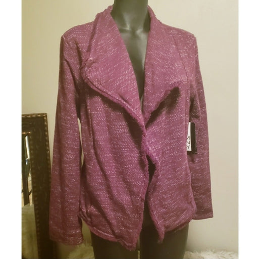MARC New York Performance sweater moto jacket.  Sz Lrg