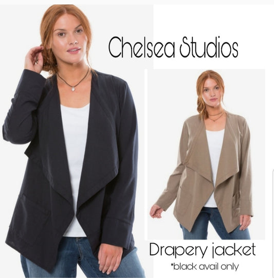Chelsea Studios drapery jacket.  Sz Lrg
