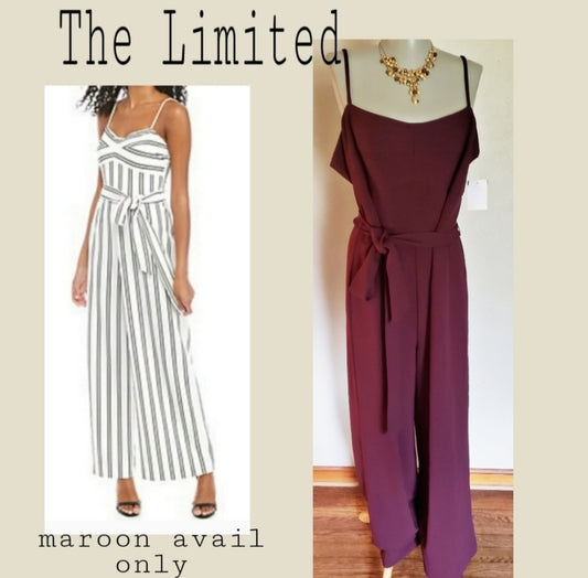 The Limited wide leg jumpsuit. Sz 14w. Org $109