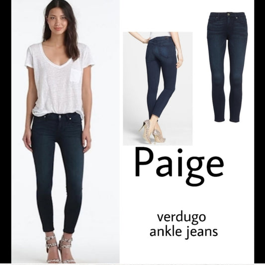 Paige verdugo ankle jeans. Sz 27