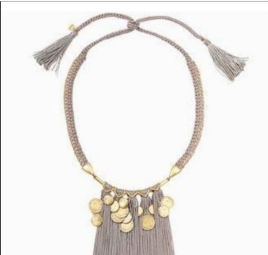 Stella & Dot Boho Tasseled Necklace