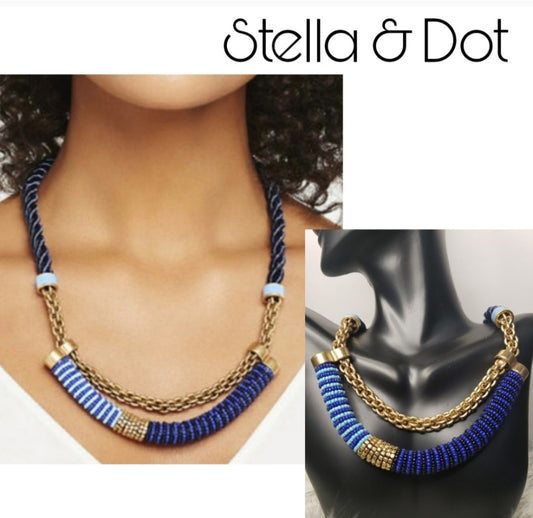 Stella & Dot Marine Ethnic insp. necklace.