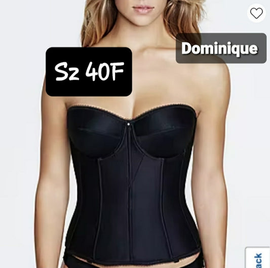 Dominique Juliet Underwire Bustier-8950.  Sz 40F.  New.  Deal!!!