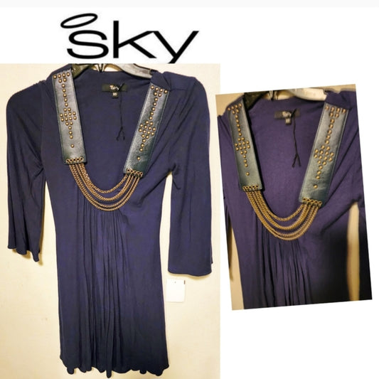 Sky Dress.   Sz Xs. New.  Deal!